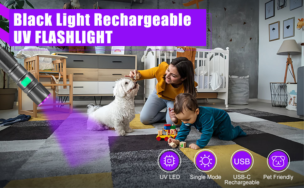 uv flashlight blacklight