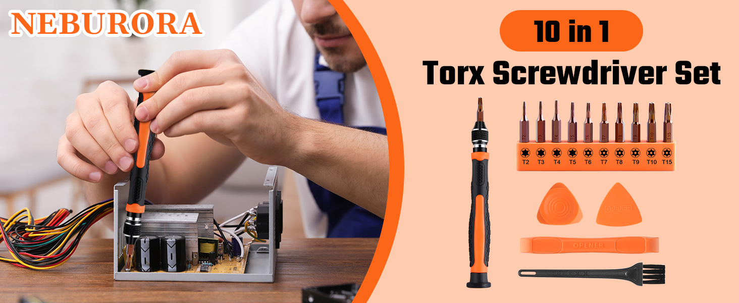 10 in 1 Torx Screwdriver Set 