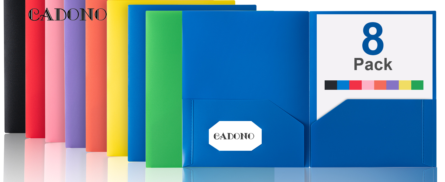 2-Pocket Folder Bulk, Aesthetic File Folder, Back to School Office Filing Supplies