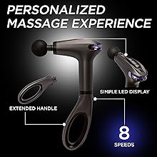EXELLEON Percussion Massage Gun | Electric Back Massager for Pain Relief Deep Tissue