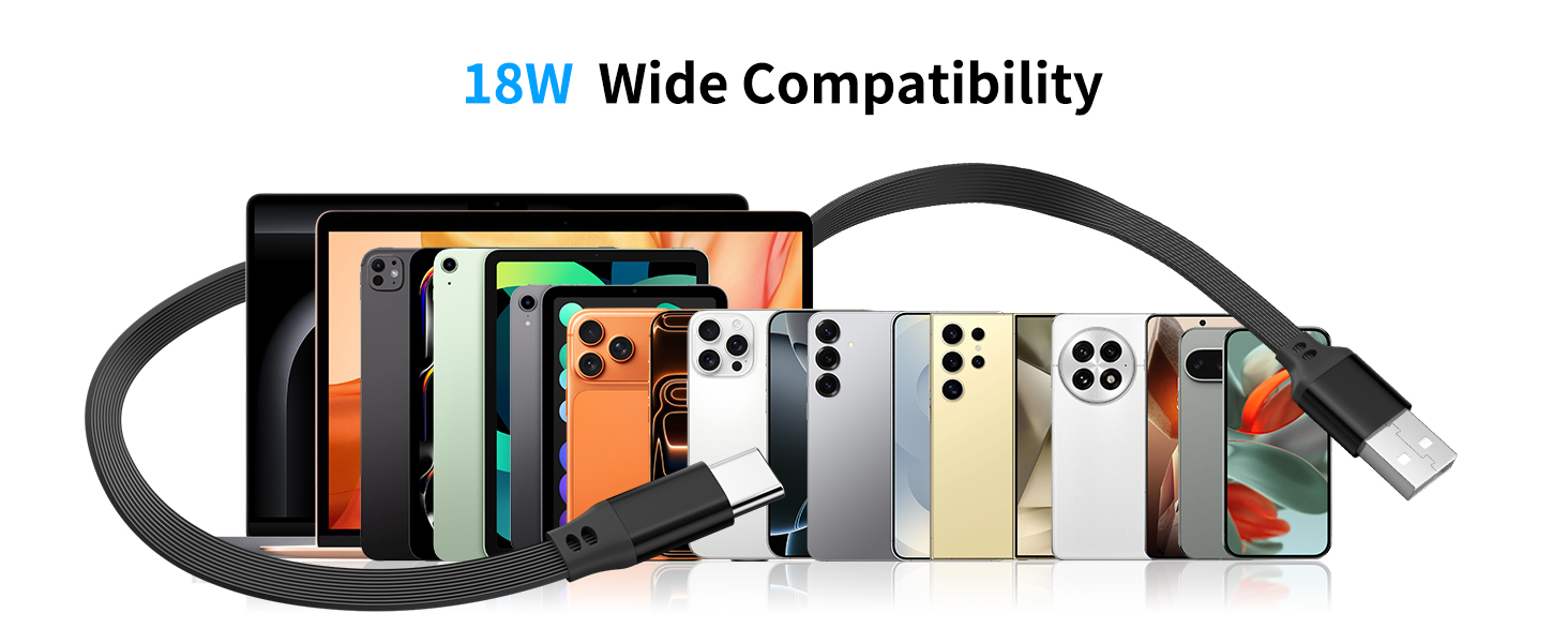 Retractable USB-A to USB C Carplay Cable