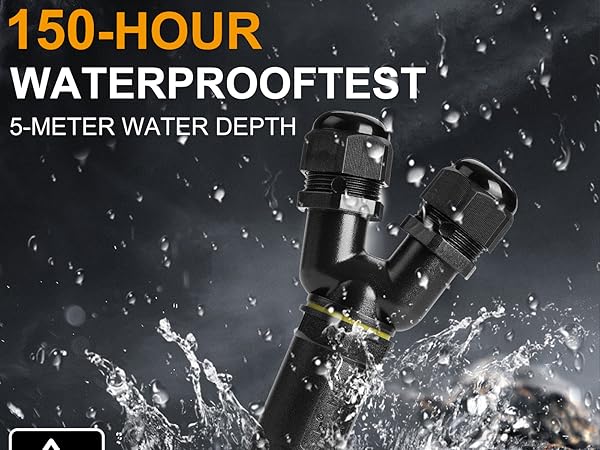 150 hour Waterproof Junction Box 4way IP68 