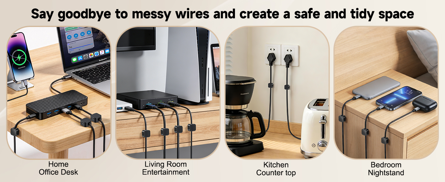 magnetic cable organizer