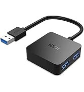 ICZI USB 3.0 Hub, 4-Port Date USB Splitter Adapter for MacBook, Mac Pro/Mini, iMac, Surface Pro, ...