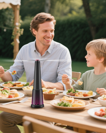 fly fan for table
