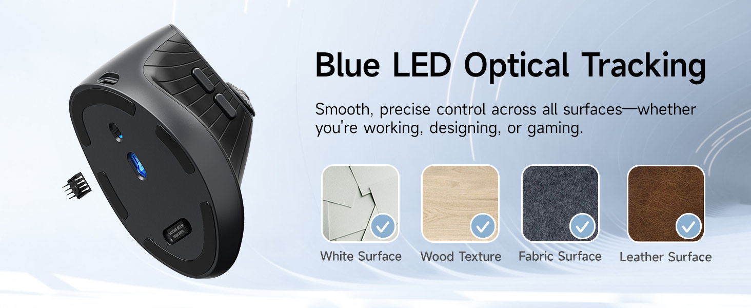 wireless mouse ergonomic right hand