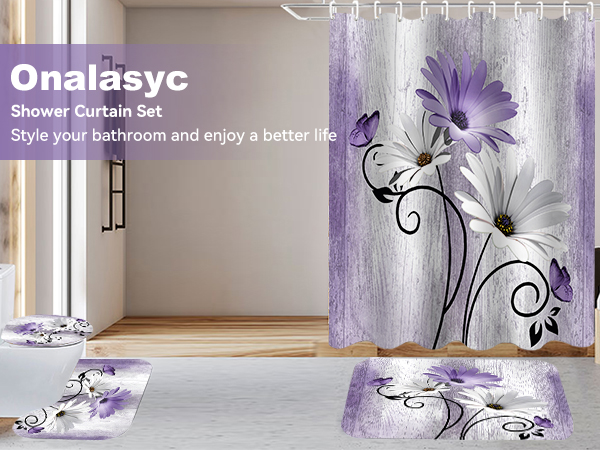 shower curtain sets with rugs