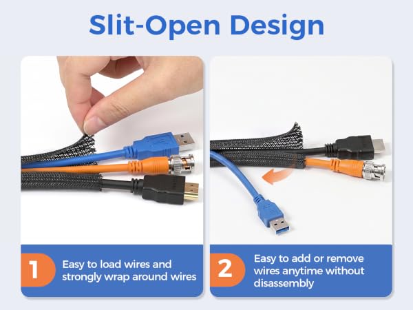 cable sleeve wire loom cord cable wire protector cable management sleeve cord cable hider cord cover