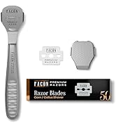 Facón Professional Callus Shaver Remover with 50 Blades, Pedicure Razor for Feet &amp; Hands, Foot Ra...