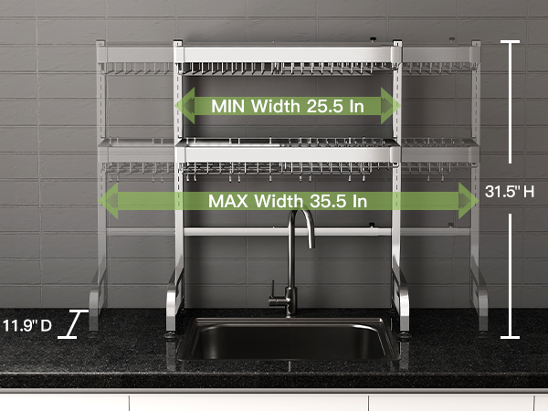 stackable pan drainage dishdrainer color suction story ss snap set pulgadas profile pisos moderno