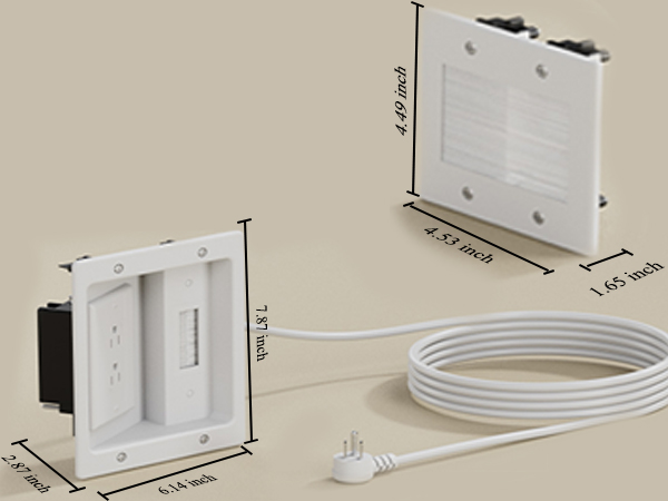 in-Wall TV Cable Management Kit