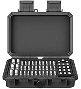 KIWIFOTOS 65 Slots Coin Cell Battery Case Organizer for CR2032 CR2016 CR2025 CR2320 CR2325 CR2330...