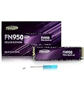 Fikwot FN950 2TB NVMe SSD M.2 2280 PCIe Gen4x4, Up to 4800MB/s, Internal Solid State Drive, Confi...