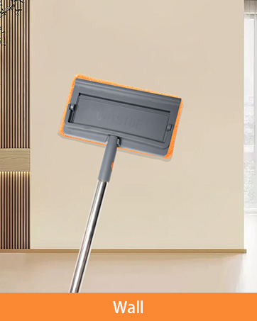 wall mop cleaner with long handle