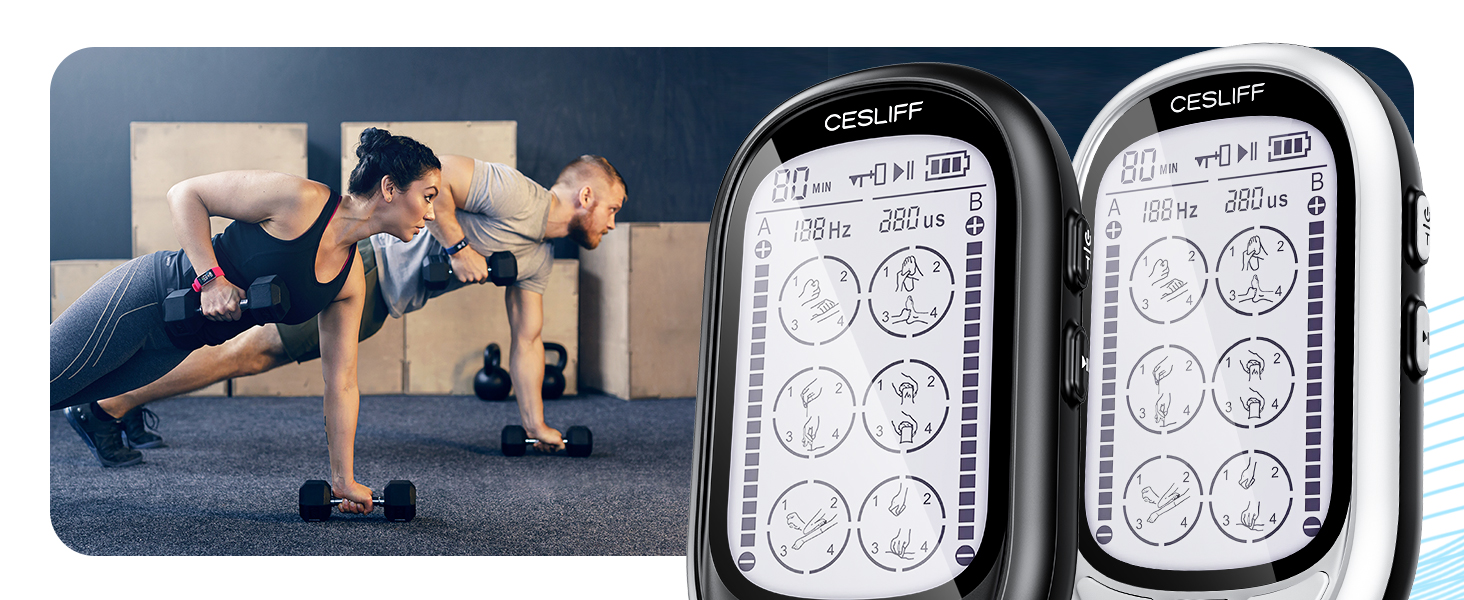 electrodes muscle stimulator tens unit muscle stimulator fsa tens unit electronic abs muscle