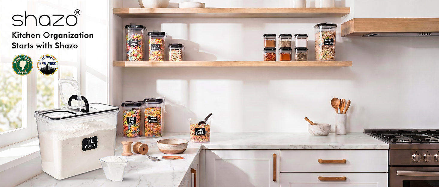 airtight food storage containers with lids pantry organizers storage organization kitchen canisters