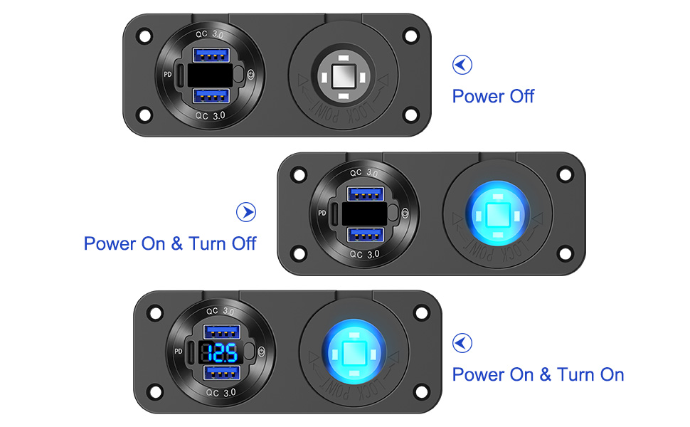 12V USB CHARGER