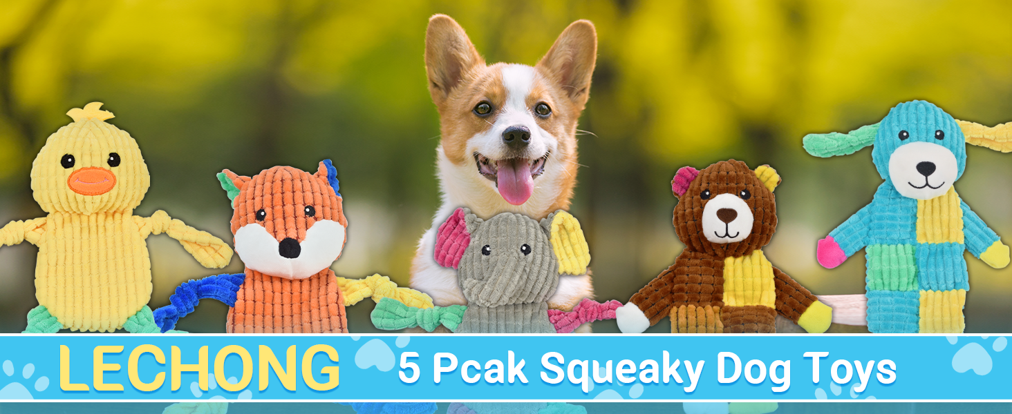 squeaky dog toys