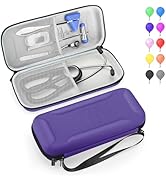 MOSLA Stethoscope Case for 3M Littmann Classic III,Lightweight II S.E. Cardiology IV,Nurse Gift H...
