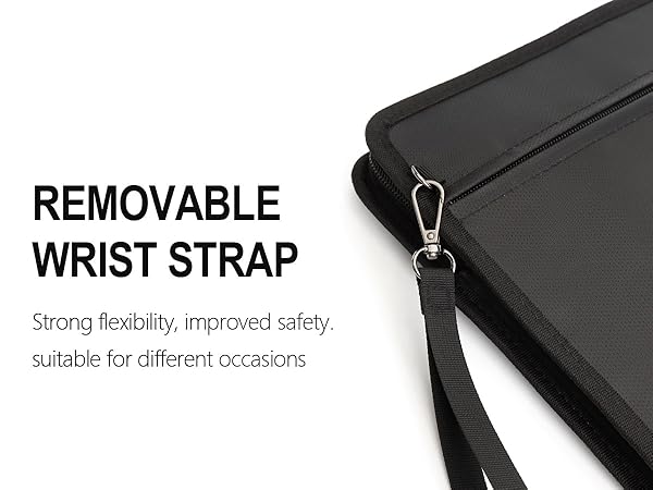 notary bag with lock