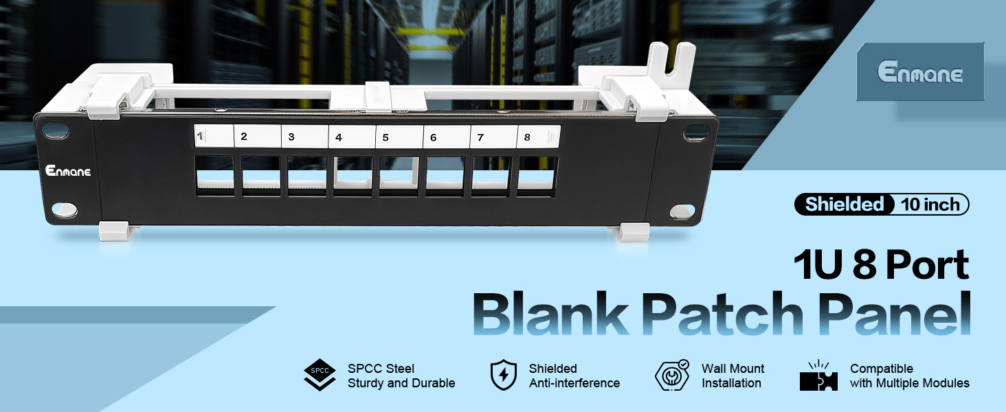 8 port patch panel