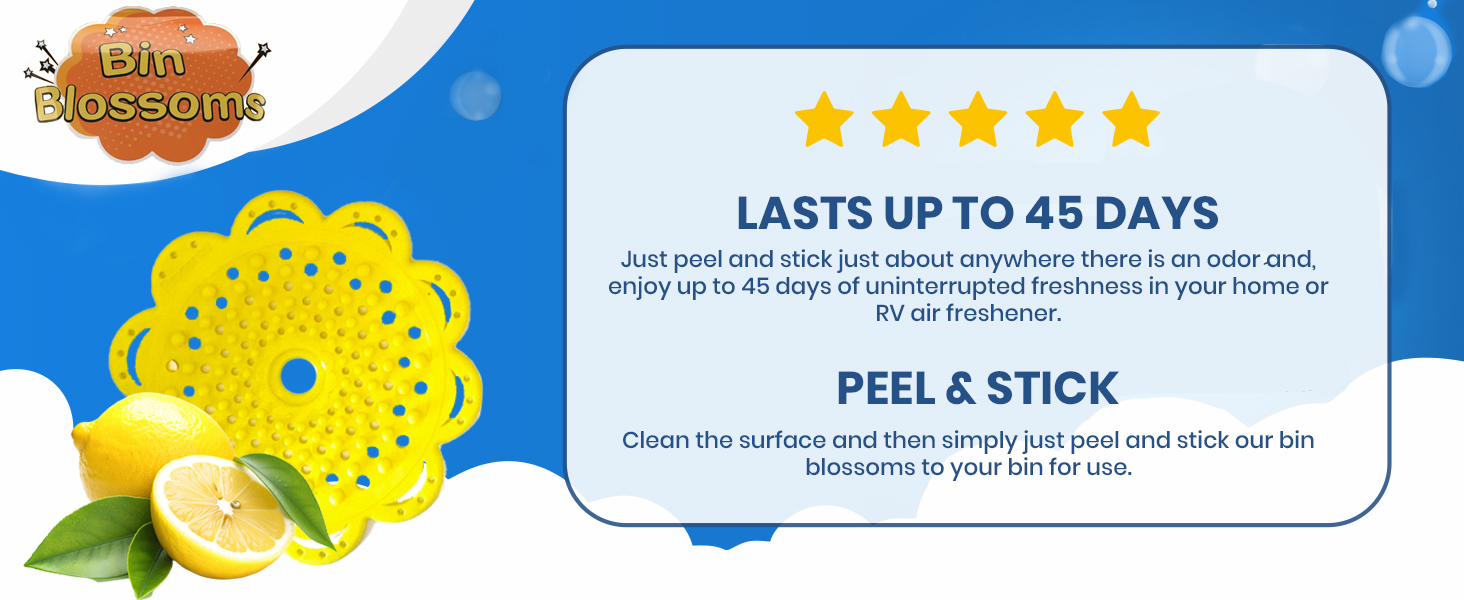 sticks-up air freshener freshness citrus garbage bin odor eliminator neutralizer deodorizer stick-on