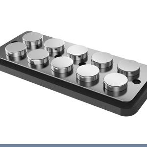 Rectangle Flat Stick Dashboard Magnetic Mount