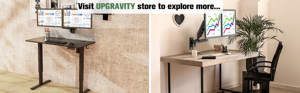 double monitor wall mount