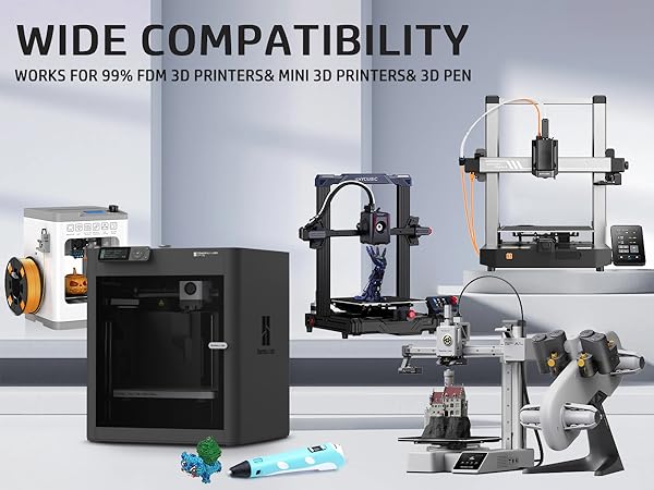 tricolors pla filament,3d printers,rainbow pla,color changing filament