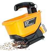 Byutrcfuy Electric Grass Seed Spreader for Dewalt 20V 60V Battery, Handheld Fertilizer Spreader f...