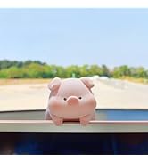 Cute Furry Animal Rear View Mirror Accessories, Car Center Screen Decoration Car Dashboard Orname...