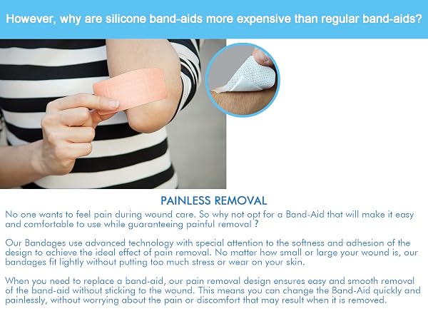 hypoallergenic band-aids one size bandages for sensitive skin