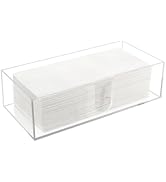 Acrylic Countertop Paper Towel Dispenser, Bathroom Paper Towel Holder, Clear Acrylic Napkin Holde...