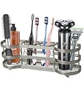 Wall Mount Toothbrush Holder for Shower Stainless Steel Toothbrush Stand, Self-Adhesive Wallmount...