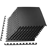 OLIXIS Puzzle Exercise Mat with EVA Interlocking Foam Floor Tiles for MMA, Exercise, Gymnastics a...