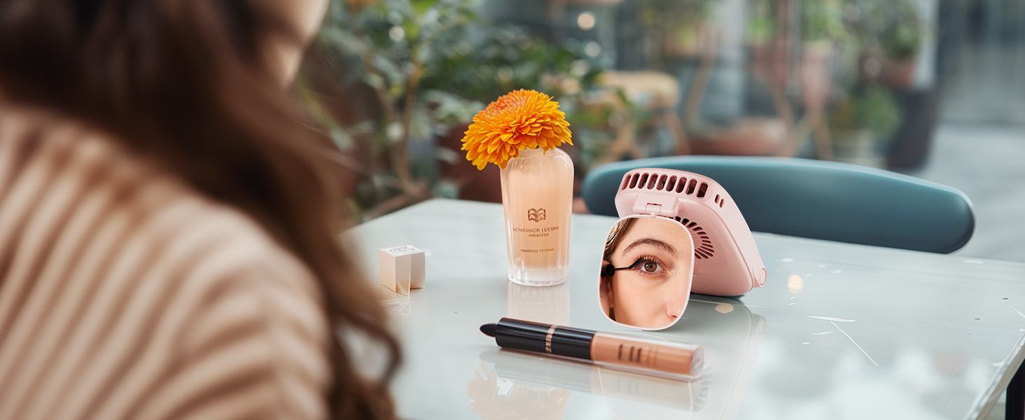 disneyland essentials travel fan for sleeping eyelash fan electric fan mini portable fan disney