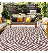 OPPODREAM Outdoor Rug 5x8 Ft, Waterproof Outdoor Plastic Straw Rug for Patio, Reversible Out Door...