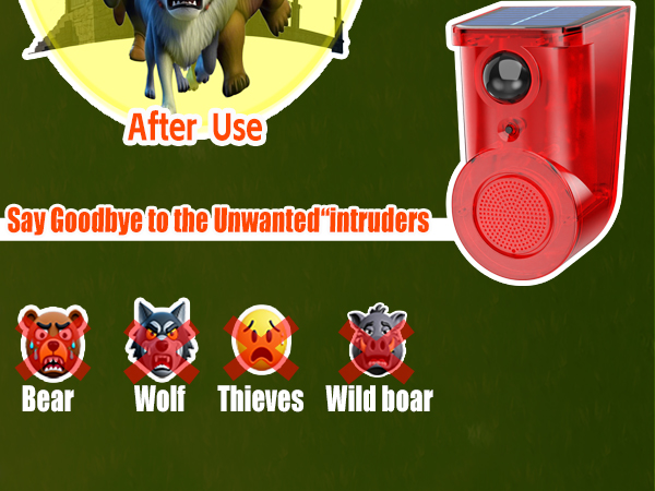 solar motion detector alarm