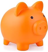 Piggy Bank, Unbreakable Plastic Money Bank, Coin Bank for Girls and Boys, Medium Size Piggy Banks...