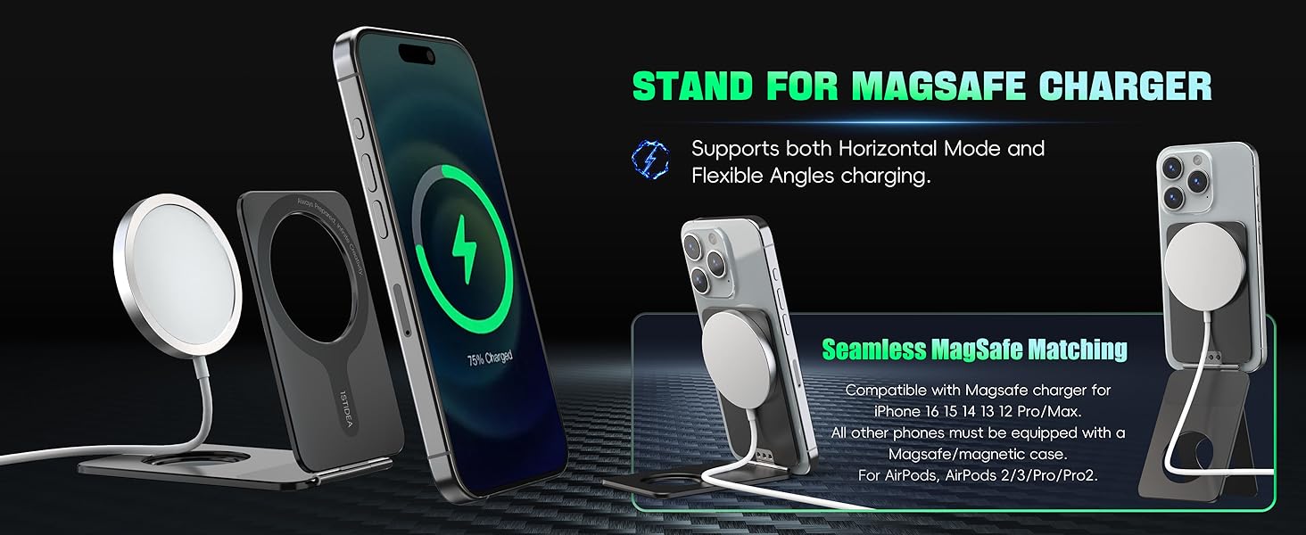 wireless charging stand phone charger stand iphone charger stand