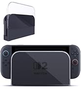Custom Faceplate Cover for Nintendo Switch 2 Charging Dock, Anti-Scratch Switch 2 Dock Cover Clea...