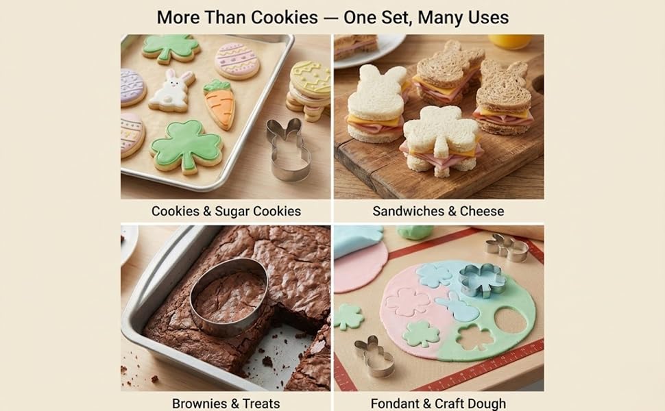 more than cookies - One set, many ueses