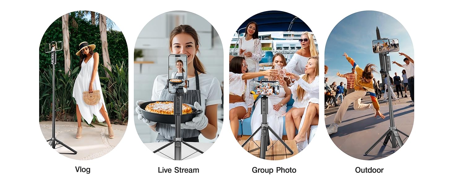 360 tripod for cell phone rotating with remote