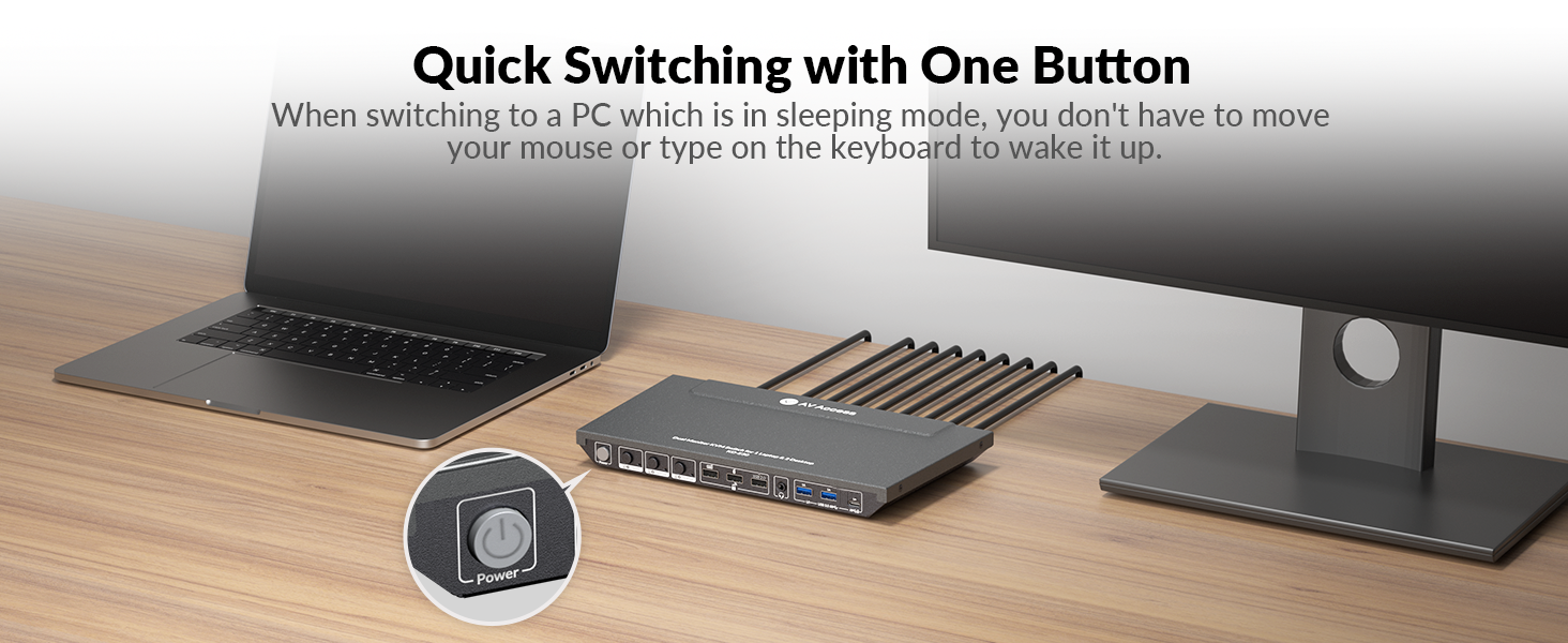 KVM Switch docking station 2 monitors
