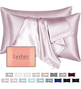 Mulberry Silk Pillow Cases 2 Pack Standard Size 20x26 Inches with Hidden Zipper, Ultra Smooth and...