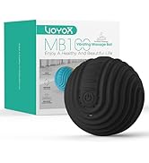 VOYOR-HEALTH Vibrating Massage Ball Electric, 4 Modes Deep Tissue Trigger Point Massage for Muscl...