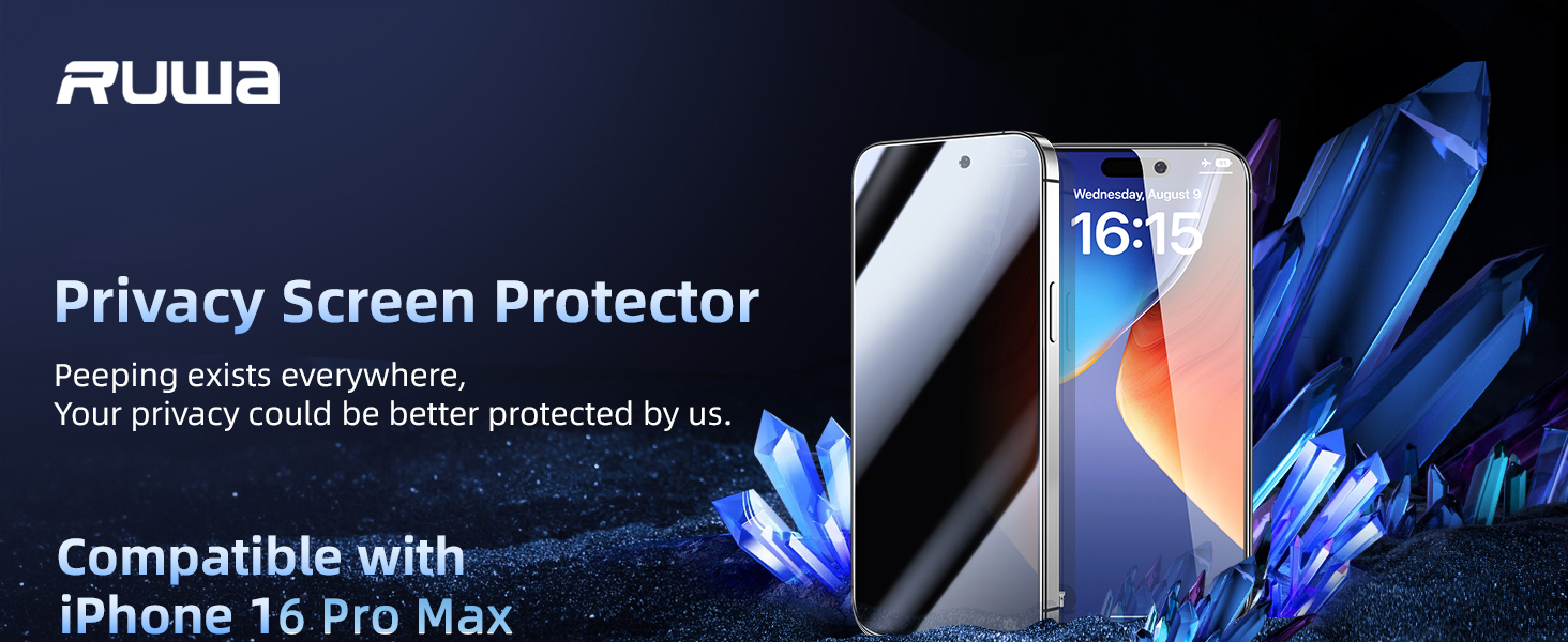 privacy screen protector 16promax