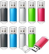 TOPESEL 16GB 10 Pack USB Flash Drive Flash Drive 2.0 Memory Stick Fold Storage Thumb Stick Jump D...