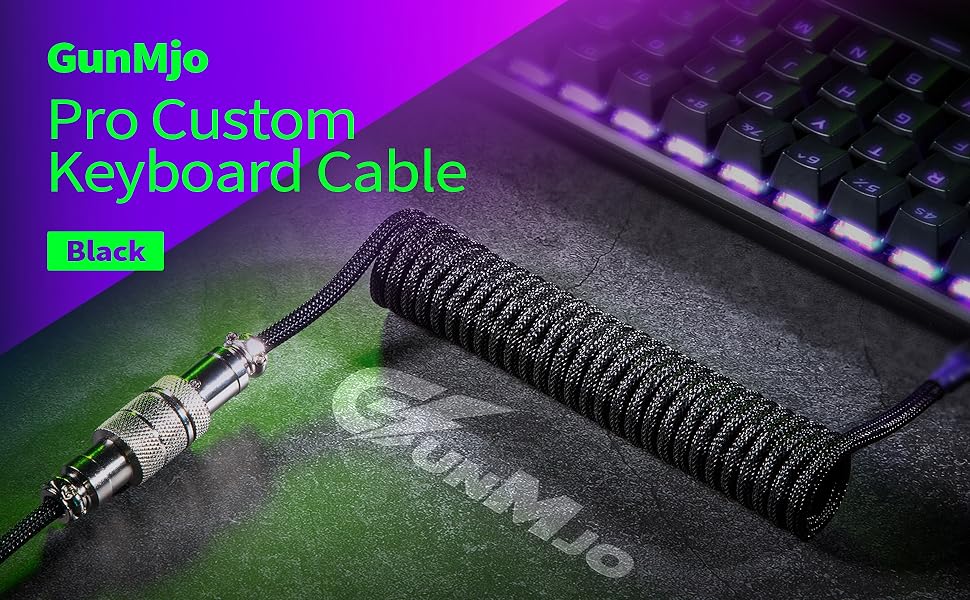 Coiled Cable Black