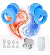 Ear Plugs for Sleeping,Comfortable in Noise Cancelling,4 Pairs Ear Tips&amp;One Stylish Headphone Cas...